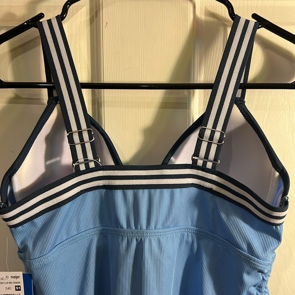 NWT free cycle swimwear molded cup rib, tankini size small - Picture 4 of 6